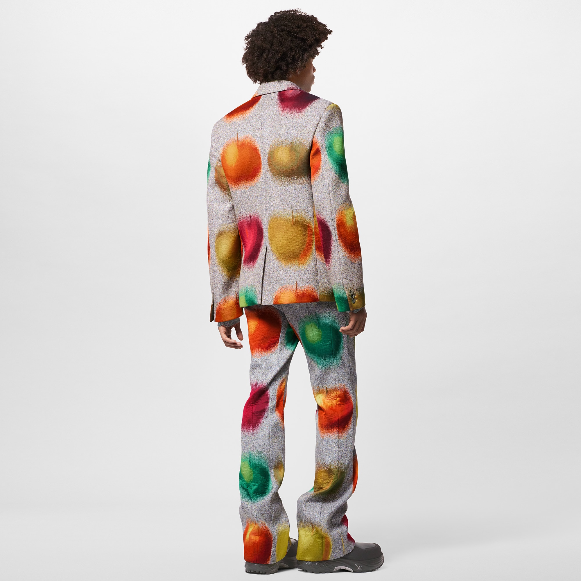 Blurry Apples SingleBreasted Classic Jacket ReadytoWear LOUIS